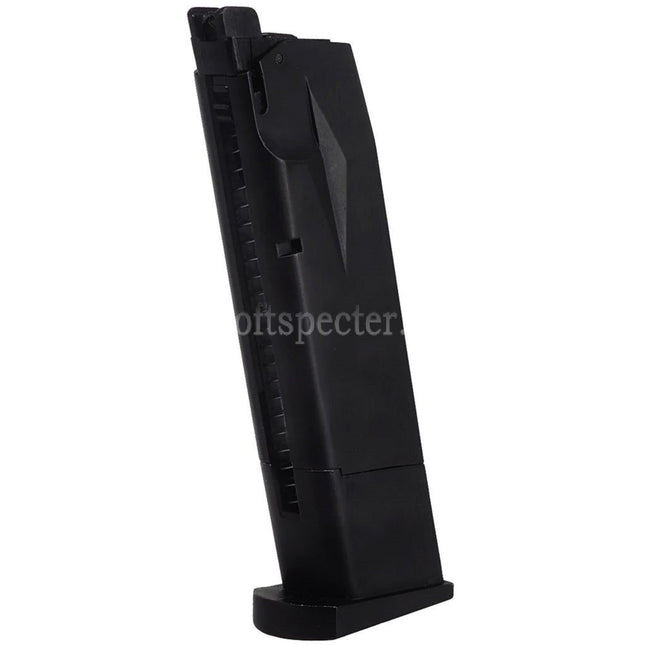 DOUBLE BELL 23rd Gas Magazine Suitable For DOUBLE BELL Cybergun Swiss Arms P226 WE(WE-TECH) F226 Series GBB Pistols Airsoft Black