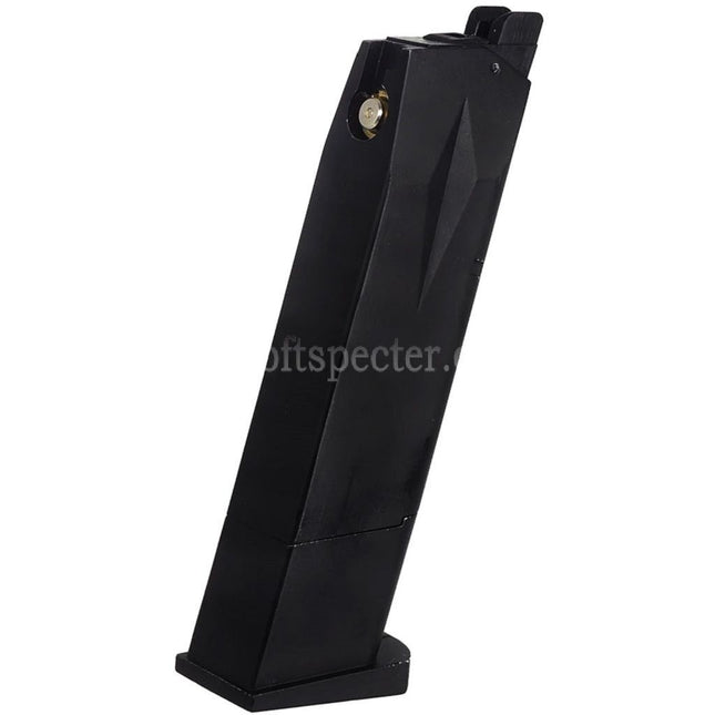 DOUBLE BELL 23rd Gas Magazine Suitable For DOUBLE BELL Cybergun Swiss Arms P226 WE(WE-TECH) F226 Series GBB Pistols Airsoft Black