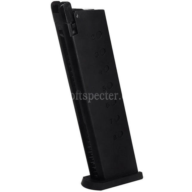 DOUBLE BELL 24rd Gas Magazine Suitable For 784 M945 Series GBB Pistols Airsoft Black