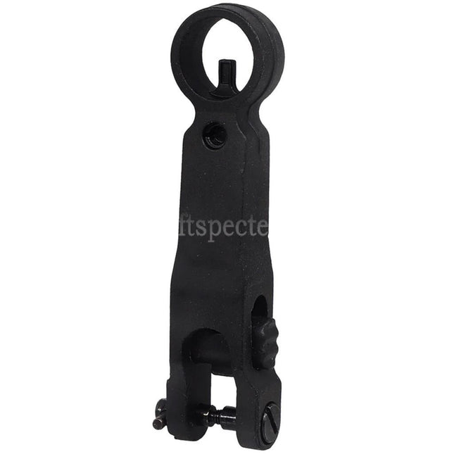 E&C Flip-Up Front Sight Suitable For HK416 Series AEG Rifles Airsoft Black