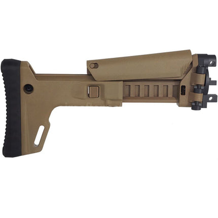 5KU ACR Style 7-Position Telescoping Side Folding Retractable Rifle Stock For CYMA MP5K Series AEG Rifles Airsoft
