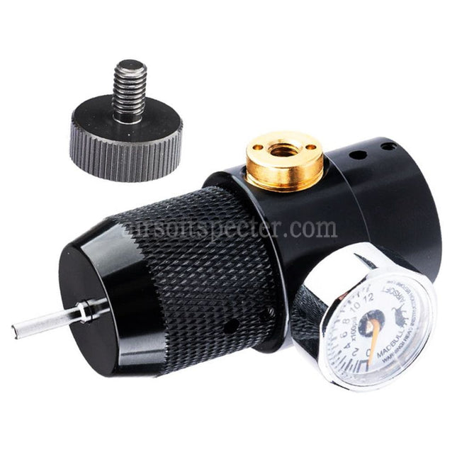 Madbull XM-Charger Plus Co2 Adaptor with Adjustable Pressure Regulator and Read-Out Meter