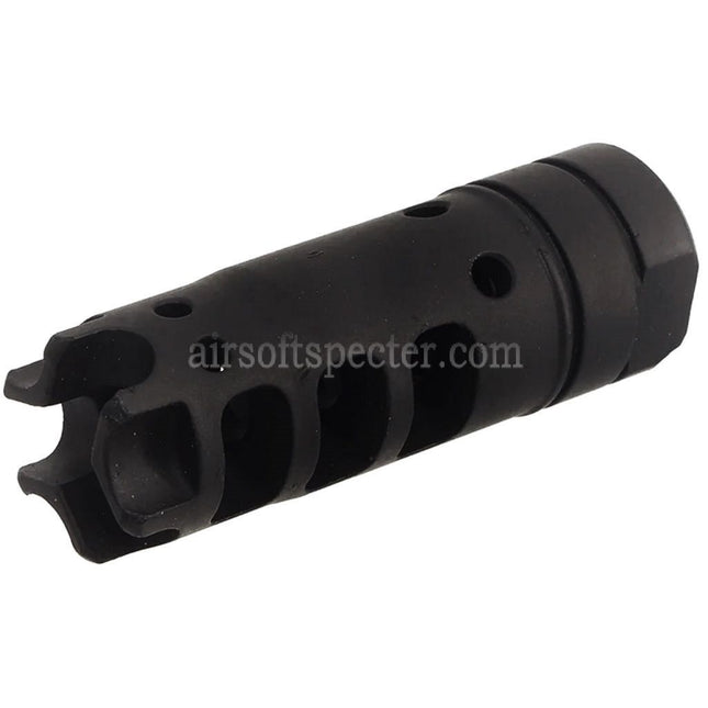 CYMA 65mm Dragon DGN556 Style Flash Hider For -14mm CCW Counter-Clockwise Thread Barrel Rifles Airsoft Black