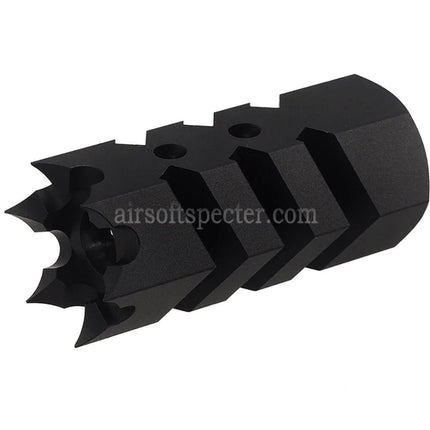 CYMA Crown Of Thorns Flash Hider For -14mm CCW Counter-Clockwise Thread Barrel Rifles Airsoft