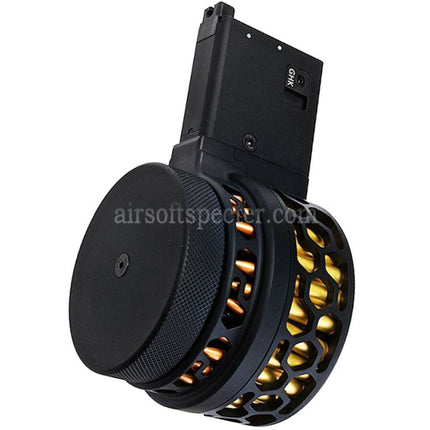 Chargeur tambour DYTAC XMAG 100 billes Green Gas pour fusils GBB Airsoft GHK AR M4 Series