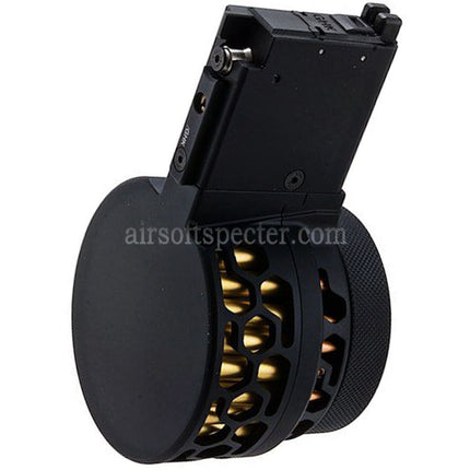 Chargeur tambour DYTAC XMAG 100 billes Green Gas pour fusils GBB Airsoft GHK AR M4 Series