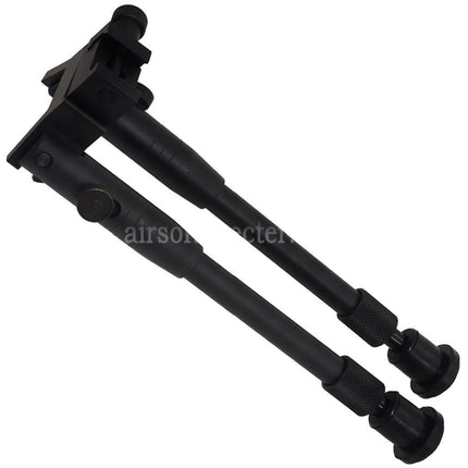 E&C Metal Foldable Extended RIS Bipod For Most 20mm Picatinny Rail Airsoft