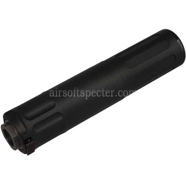 5KU 170mm AAC SR5 Style QD Suppressor Silencer with 3-Prong Flash Hider For -14mm CCW Counter-Clockwise Thread Barrel Rifles Airsoft