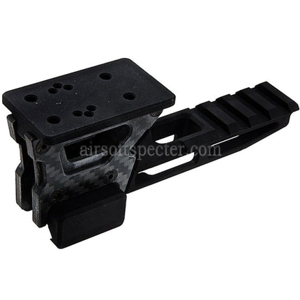Revanchist Airsoft 2.26 Inches Modular Optics Mount V2 For Amphibious RMR Docter Red Dot Sight Mount and Laser Devices Riser Black