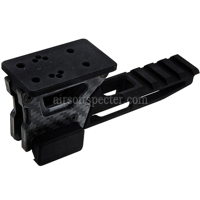 Revanchist Airsoft 2.26 Inches Modular Optics Mount V2 For Amphibious RMR Docter Red Dot Sight Mount and Laser Devices Riser Black