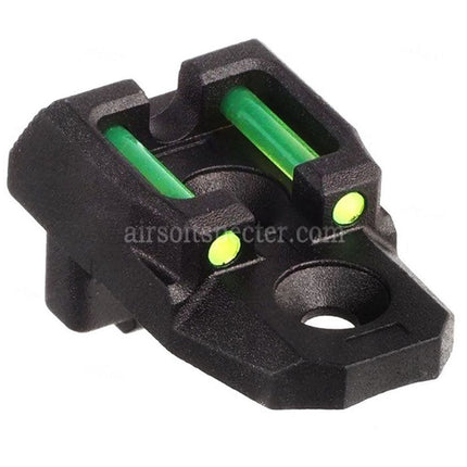 Action Army MIM Fiber Optics Rear Sight For AAP01 AAP01C Series GBB Pistols Airsoft