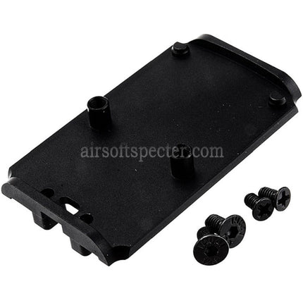 BOMBER AIRSOFT RMR Style Optic Mount For Tokyo Marui G17 Gen5 MOS Series GBB Pistols Airsoft Black