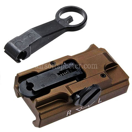 Guns Modify GM CNC Aluminum 416 A5 Style Quick Detach Flip-Up Sight For Tokyo Marui M4 Series MWS GBB Rifles Airsoft