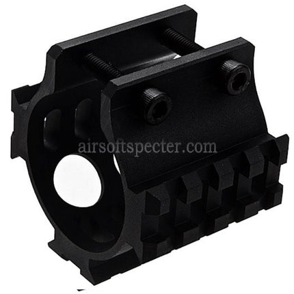 LCT 45mm Suppressor Rail For LCT AS VAL VSS Series AEG Rifles Airsoft Black