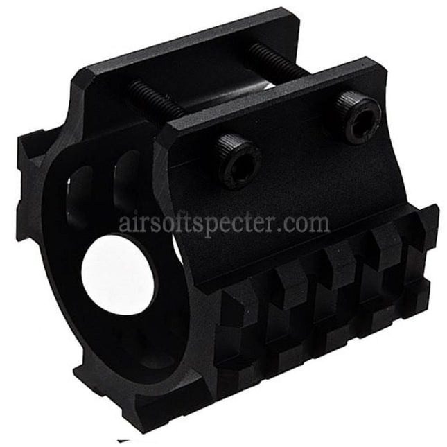 LCT 45mm Suppressor Rail For LCT AS VAL VSS Series AEG Rifles Airsoft Black