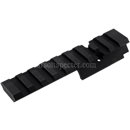 Novritsch Rail Picatinny Optique 9 Emplacements 100mm Pour Pistolets Airsoft GBB SSP5 (Version 6) Noir