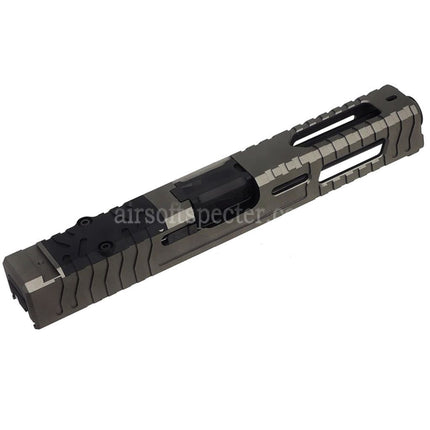 5KU CNC Aluminum 9INE RMR Ready Barrel Slide Set For WE Tokyo Marui G17 Gen3 Series GBB Pistols Airsoft