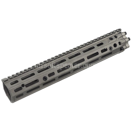 CYMA EMG Daniel Defense Licensed CNC Aluminum 12.5 Inches Free Float M-LOK RIS III Handguard Rail System For M4 M16 Series AEG Rifles Airsoft