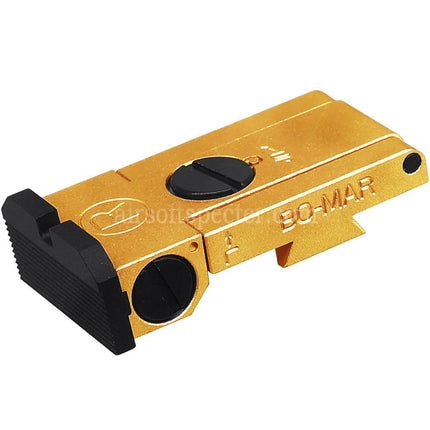5KU CNC Aluminum Bo-Mar Style Rear Sight For WE (WE-TECH) Tokyo Marui Hi-Capa Series GBB Pistols Airsoft