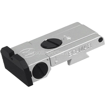 5KU CNC Aluminum Bo-Mar Style Rear Sight For WE (WE-TECH) Tokyo Marui Hi-Capa Series GBB Pistols Airsoft