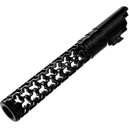 Dr. Black CNC 6063 Aluminum 5 Inches 125mm Geom Style Outer Barrel +11mm CW For Armorer Works AW WE-TECH Tokyo Marui Hi-Capa 5.1 Series GBB Pistols Airsoft