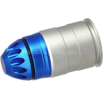 CYMA Cartouche/Obus de Grenade à Gaz M203 40mm 60 billes Bleu/Argent