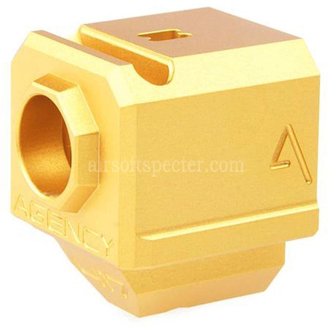 RWA Agency Arms 417 Single Port Compensator -14mm CCW Counter-Clockwise Thread Suitable For G-Series GBB Pistols Airsoft