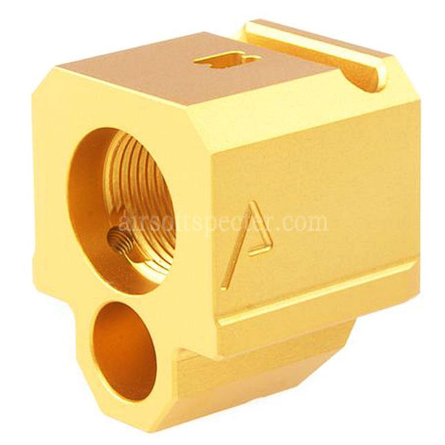 RWA Agency Arms 417 Single Port Compensator -14mm CCW Counter-Clockwise Thread Suitable For G-Series GBB Pistols Airsoft