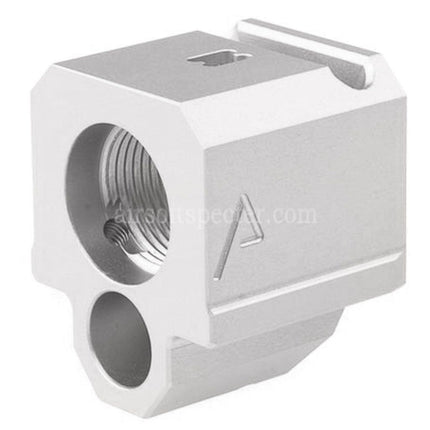 RWA Agency Arms 417 Single Port Compensator -14mm CCW Counter-Clockwise Thread Suitable For G-Series GBB Pistols Airsoft
