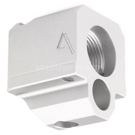 RWA Agency Arms 417 Single Port Compensator -14mm CCW Counter-Clockwise Thread Suitable For G-Series GBB Pistols Airsoft