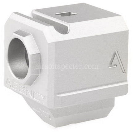 RWA Agency Arms 417 Single Port Compensator -14mm CCW Counter-clockwise Thread For Elite Force UMAREX VFC WE (WE-Tech) G-Series GBB Pistols Airsoft
