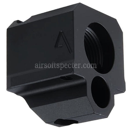RWA Agency Arms 417 Single Port Compensator -14mm CCW Counter-Clockwise Thread Suitable For G-Series GBB Pistols Airsoft