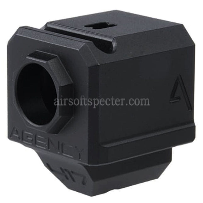 RWA Agency Arms 417 Single Port Compensator -14mm CCW Counter-clockwise Thread For Elite Force UMAREX VFC WE (WE-Tech) G-Series GBB Pistols Airsoft
