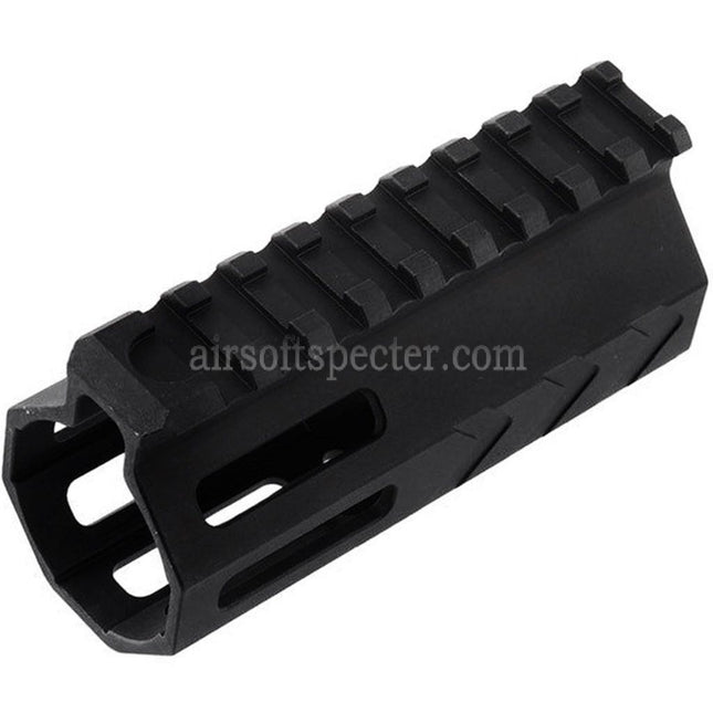 BAD Workhorse CNC Aluminum 4 Inches Free Float M-LOK Handguard Rail System For VFC AR M4 Series GBB Rifles Airsoft Black