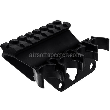 APS 7-Slots 20mm Top Rail Scope Mount with 4x Cartridge Shell Holder For APS CAM870 Series Shotgun Airsoft