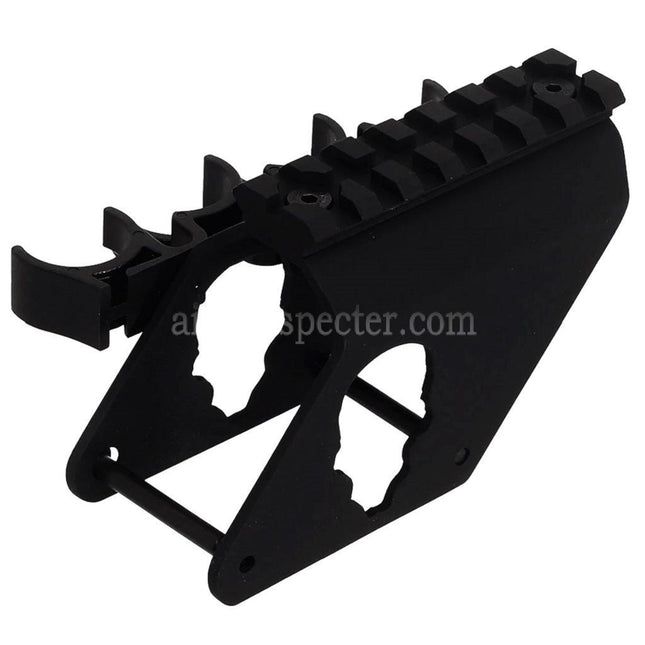 APS 7-Slots 20mm Top Rail Scope Mount with 4x Cartridge Shell Holder For APS CAM870 Series Shotgun Airsoft