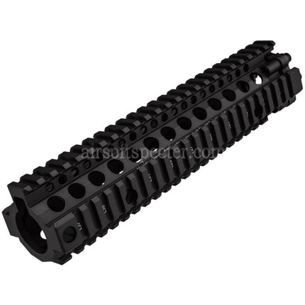 CYMA 241mm Aluminum MK18 Style RAS Handguard Rail System For M4 M16 Series AEG Rifles Airsoft Black