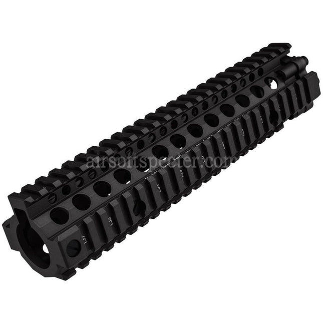 CYMA 241mm Aluminum MK18 Style RAS Handguard Rail System For M4 M16 Series AEG Rifles Airsoft Black