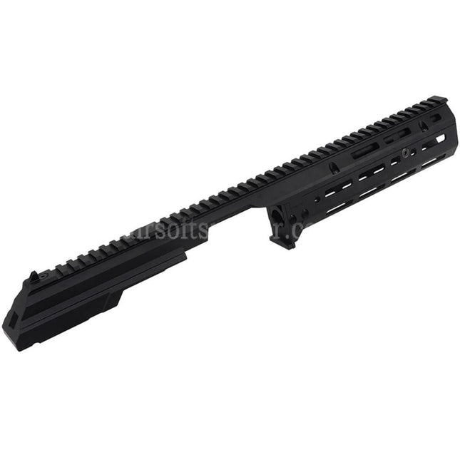 5KU 340mm MK3 Monolithic 1913 20mm M-LOK Top Handguard Rail System Set For CYMA AK105 AKM AK Series AEG Rifles Airsoft Black