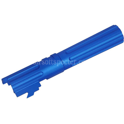 5KU 4.3 Inches CNC Aluminium Outer Barrel +11mm CW Suitable For Armorer Works AW WE-TECH Tokyo Marui Hi-Capa 4.3 Series GBB Pistols Airsoft