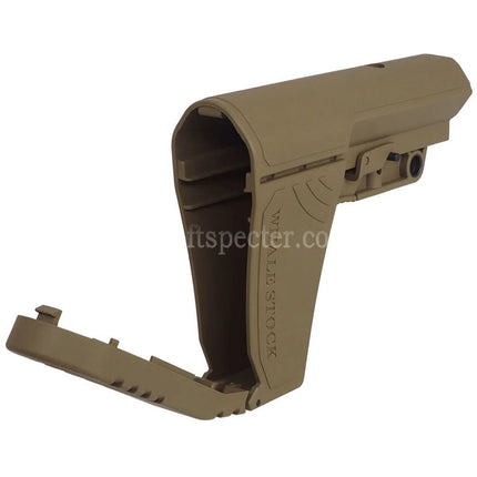 CYMA Large Storage Compartment Long Version WHALE Adjustable Stock Suitable For M4 M16 Series AEG Rifles Airsoft