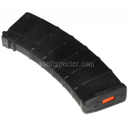 WELL PRO 24rd Polymer Co2 Magazine Suitable For WELL WE G74A AK74 Series GBB Rifles Airsoft Black
