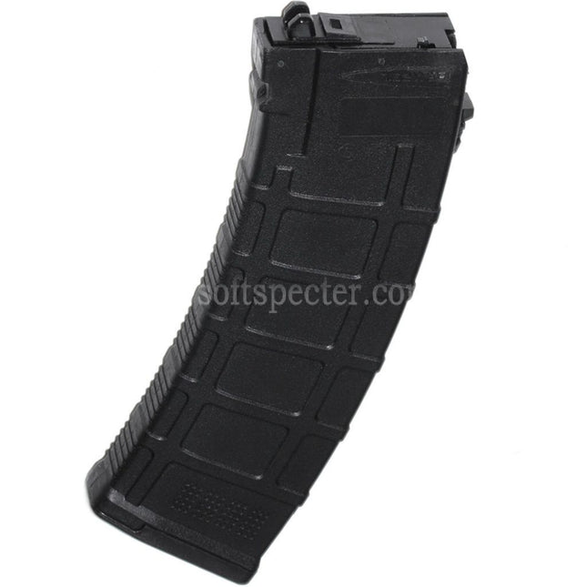 WELL PRO 24rd Polymer Gas Magazine Suitable For WELL WE G74A AK74 Series GBB Rifles Airsoft Black