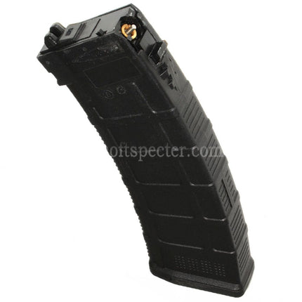 WELL PRO 24rd Polymer Gas Magazine Suitable For WELL WE G74A AK74 Series GBB Rifles Airsoft Black