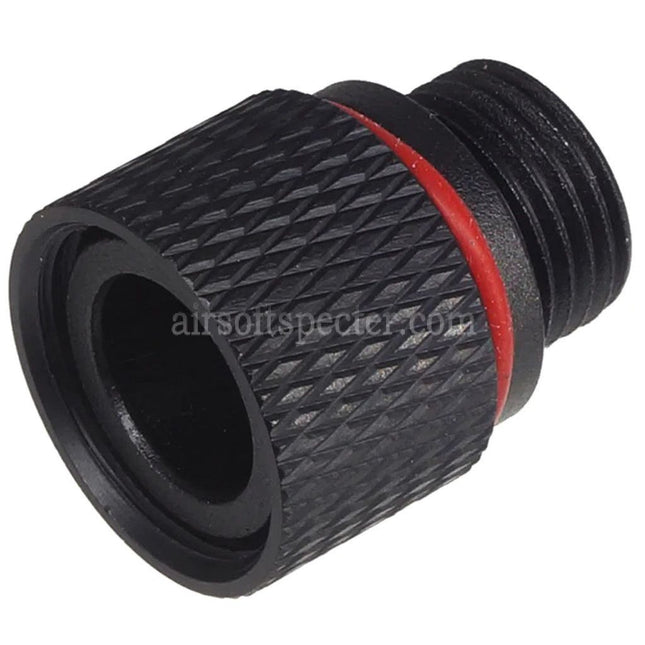 AIRSOFT SPECTER Barrel Silencer Compensator Adapter with Thread Cover Protector Type-1 Suitable For KSC M9 / WE Pistols +11mm CW Clockwise -14mm CCW Counter-Clockwise Thread