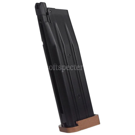 ARMY ARMAMENT 30rd Gas Magazine R615 TTI Sand Viper Suitable For Hi-Capa Series GBB Pistols Airsoft Tan Base