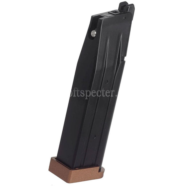 ARMY ARMAMENT 30rd Gas Magazine R615 TTI Sand Viper Suitable For Hi-Capa Series GBB Pistols Airsoft Tan Base