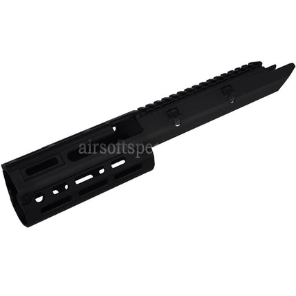 5KU 350mm Monolithic M-LOK Handguard Rail System Set For Tokyo Marui Next Gen. MP5 AEG / VFC MP5 GBB Rifles Airsoft Black