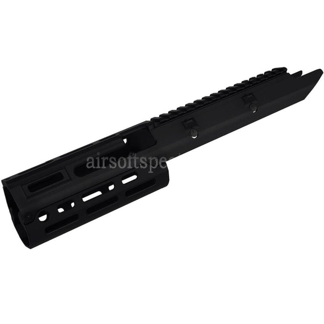 5KU 350mm Monolithic M-LOK Handguard Rail System Set For Tokyo Marui Next Gen. MP5 AEG / VFC MP5 GBB Rifles Airsoft Black