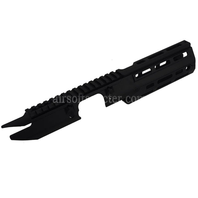 5KU 350mm Monolithic M-LOK Handguard Rail System Set For Tokyo Marui Next Gen. MP5 AEG / VFC MP5 GBB Rifles Airsoft Black